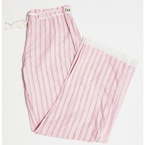 3/$15  l.e.i. strip pajama pants  light weight